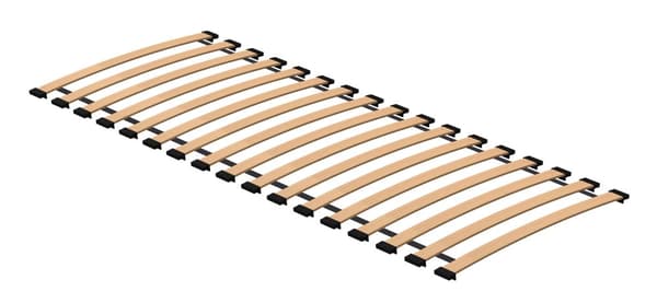 Ram gjord av fjäderlameller FLEX 200x80 (17 lameller)