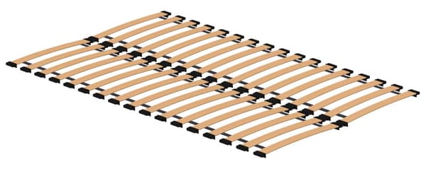 FLEX120x200 sängstomme 34 fjäderribbor