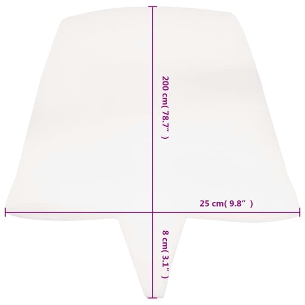 vidaXL Madrasskil 25x200 cm
