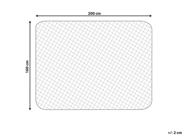 Madrassbeskytter hvit bomull Japara 160 x 200 cm elastisk overtrekk vattert