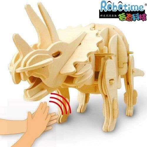 PUZSEL HOUT DINO 3D TRICE