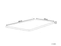 Miniatyrbillede 3 af 9: Topmadras Hvid PU-skum Polyesterbetræk 180 x 200 cm Komfort Lag Pad