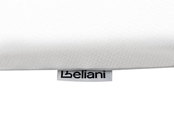 Topmadras Hvid PU-skum Polyesterbetræk 140 x 200 cm Komfort Lag Pad