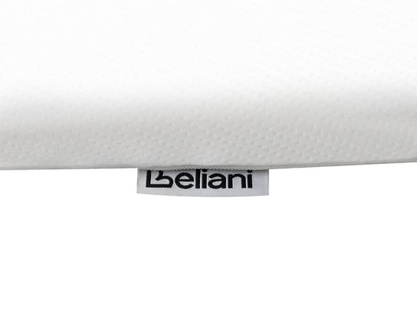 Topmadras Hvid PU-skum Polyesterbetræk 90 x 200 cm Komfort Lag Pad