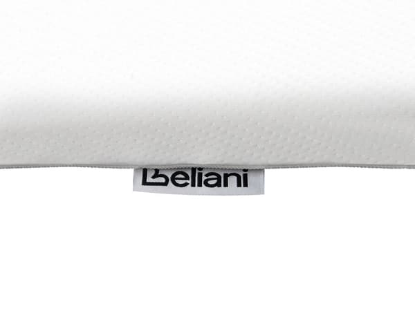 Topmadras Hvid PU-skum Polyesterbetræk 140 x 200 cm Komfort Lag Pad