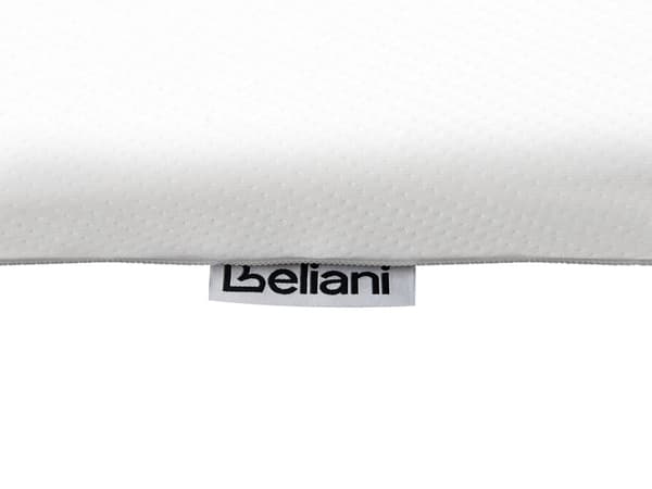 Topmadras Hvid PU-skum Polyesterbetræk 90 x 200 cm Komfort Lag Pad
