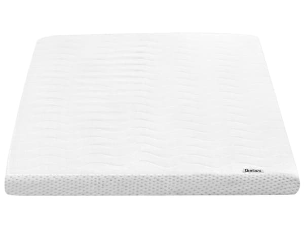 Overmadrass med Hvitt Gelskum Polyestertrekk 90 x 200 cm Komfort Layer Pad