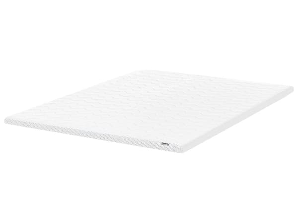 Overmadrass med Hvitt Gelskum Polyestertrekk 180 x 200 cm Komfort Layer Pad