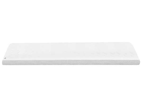 Overmadrass med Hvitt Gelskum Polyestertrekk 140 x 200 cm Komfort Layer Pad