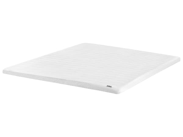 Overmadrass med Hvitt Gelskum Polyestertrekk 160 x 200 cm Komfort Layer Pad