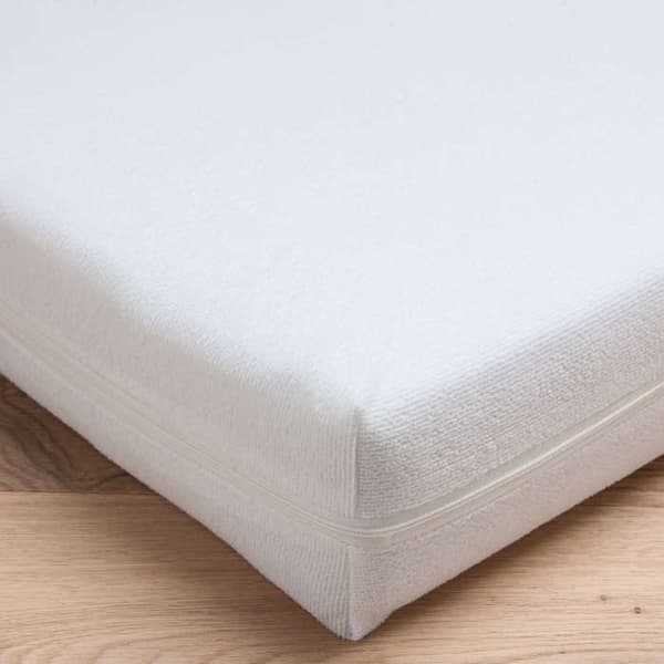 BABYCALIN Babymadrassöverdrag med dragkedja 60 x 120 x 10 cm i svamp