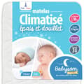 Miniatyrbild 1 av 4: Luftkonditionerad babymadrass - BABYSOM - 60x120 cm - Vändbar - Antikvalster - Tjocklek 10 cm