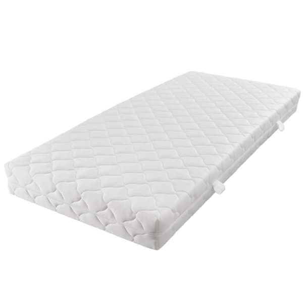 vidaXL madras med vaskbart betræk 200 x 90 x 17 cm