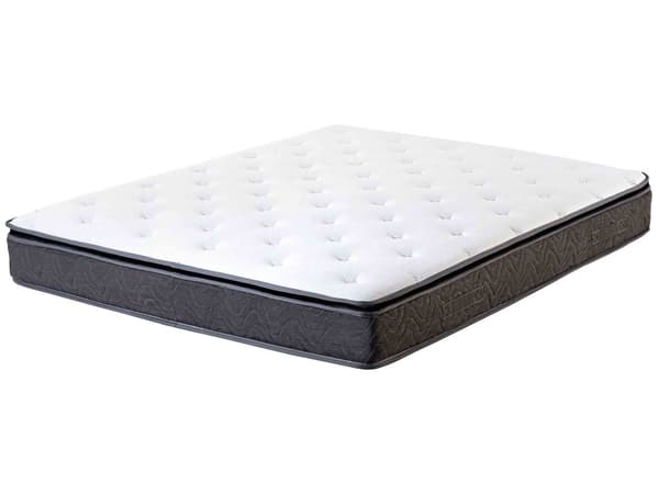 Resårmadrass Medelfast 180 x 200 cm i Vit Färg med Latexöverdrag