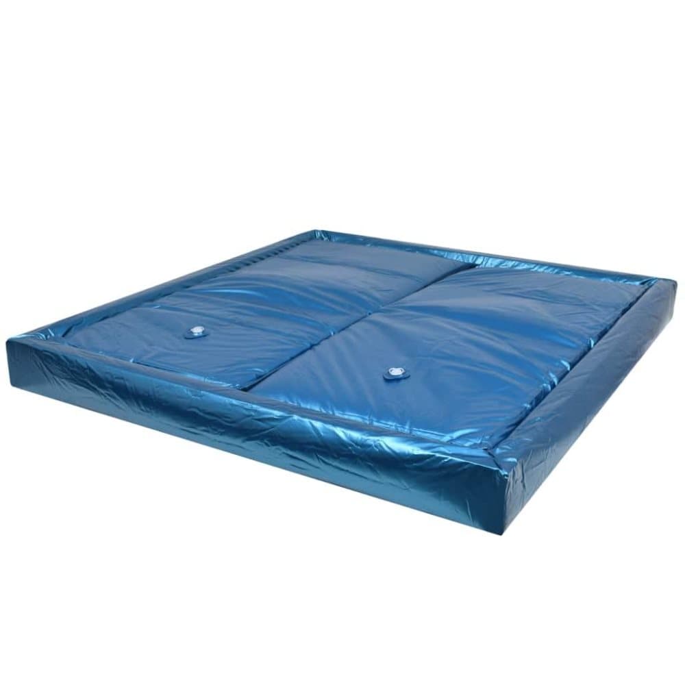vidaXL Dobbel vannmadrass med innerlag og avdeler 200x220 cm F3