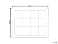 Miniatyrbillede 3 af 7: Topmadras Hvid Bomuld King Size 160 x 200 cm 4 cm Dyb