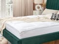 Miniatyrbillede 2 af 7: Topmadras Hvid Bomuld King Size 160 x 200 cm 4 cm Dyb