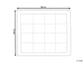 Miniatyrbillede 3 af 7: Topmadras Hvid Bomuld Super King Size 180 x 200 cm 4 cm Dyb