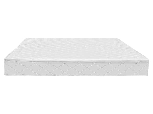 Madras Hvidt Stof 160 x 200 cm 2 Pers Blød Trykaflastende Seng Skummadras til Seng i Allergivenlig Medium Hård Soveværelse Tilbehør God Søvn