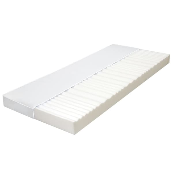 vidaXL madras 120x200 cm 7 zoner PU-skum 10 cm H2 H3