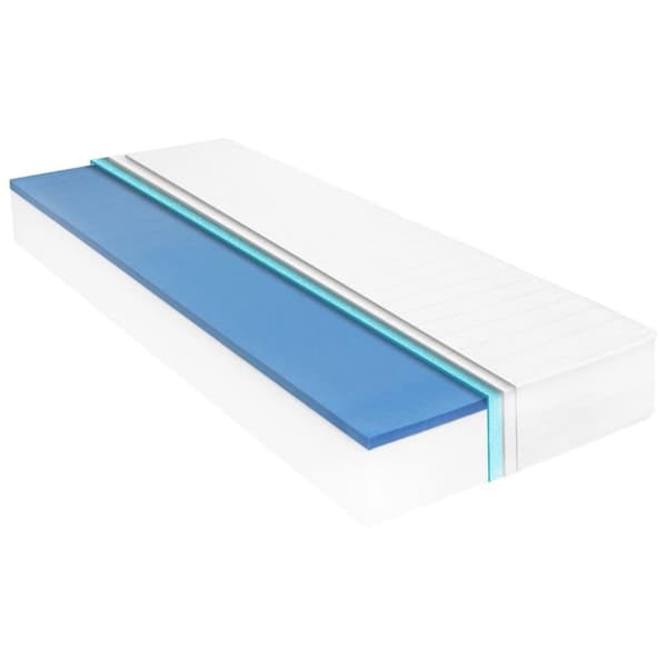 vidaXL madras 120 x 200 cm viscoelastisk memoryskum 18 cm