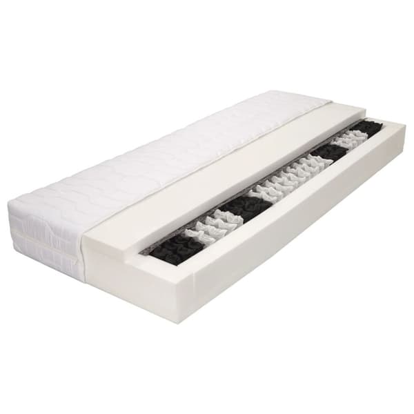 vidaXL madras 80 x 200 cm 7 zoner pocketfjedre 20 cm H3