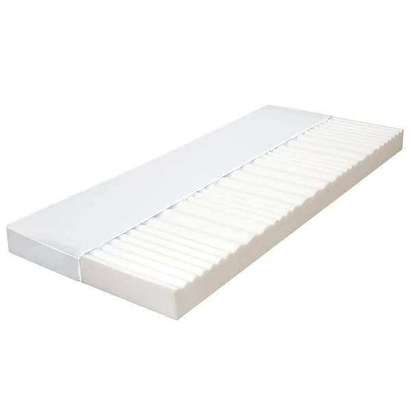 vidaXL Madrass 90x200 cm 7 zoner PU-skum 10 cm H2 H3