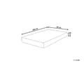 Miniatyrbild 3 av 10: Gel Memory Foam Madrass Enkelsäng Dubbelsidig