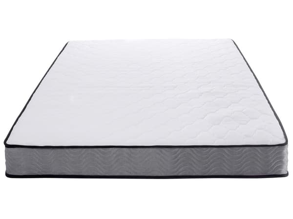 Resårmadrass Vit Tyg Fast 180 x 200 cm till Dubbelsäng Skum