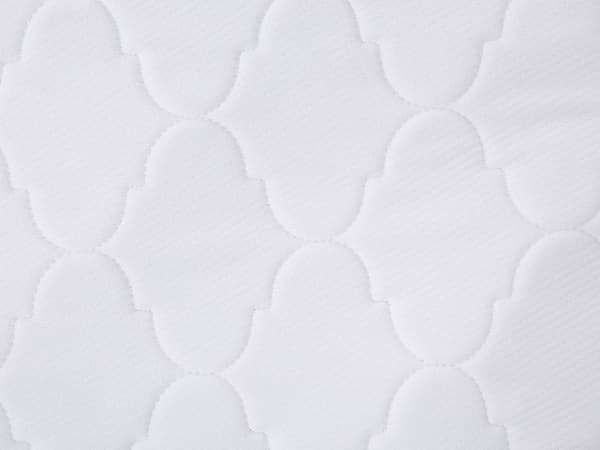 Pussijousitettu patja 90 x 200 x 20 cm kova polyesteri päällinen vaahtomuovi täyte