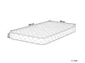 Pikkukuva 3 / 8: Pussijousitettu patja 80 x 200 x 20 cm kaksipuolinen kova keskikova polyesteri päällinen vaahtomuovi täyte