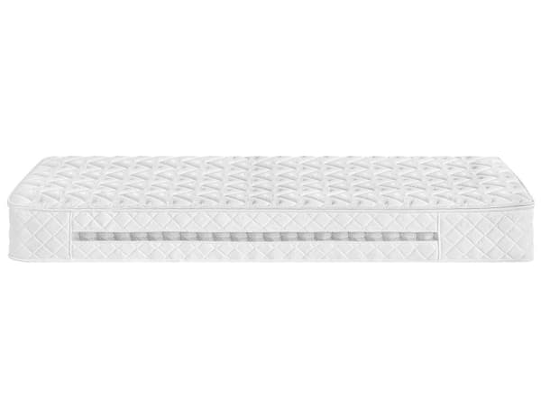 Springmadras Hvid Polyester 90 x 200 cm Enkelt Juniormadras Åndbar Luft Kølende Cirkulation Moderne Medium Børnemadras Inspiration God Søvn