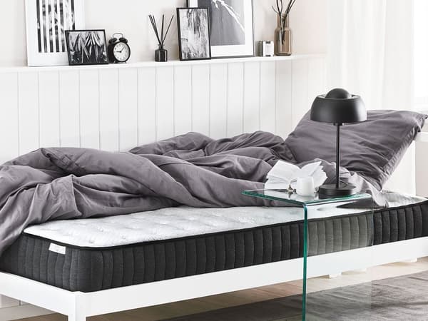 Pussijoustinpatja kova vaahtomuovi lateksi 90 x 200 cm lyocell päällinen