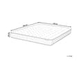Miniatyrbillede 3 af 10: Springmadras Sort Hvid Skum og Latex 140x200 cm Blød Enkelt 1 5 Mands Madras Medium Hård til Seng Soveværelse God Nat Søvn Indretning Tilbehør