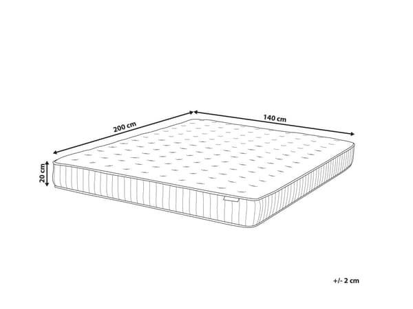 Springmadras Sort Hvid Skum og Latex 140x200 cm Blød Enkelt 1 5 Mands Madras Medium Hård til Seng Soveværelse God Nat Søvn Indretning Tilbehør