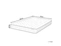 Miniatyrbillede 3 af 10: Springmadras Sort Hvid Skum og Latex 90 x 200 cm Blød Enkelt Børne Madras Fast Hård til Seng Soveværelse God Nat Søvn Indretning Tilbehør