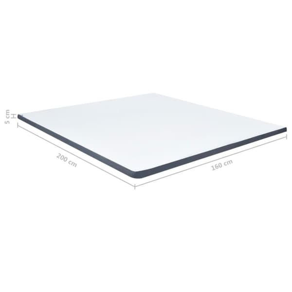 vidaXL topmadras til seng med boxmadras 200x160x5 cm