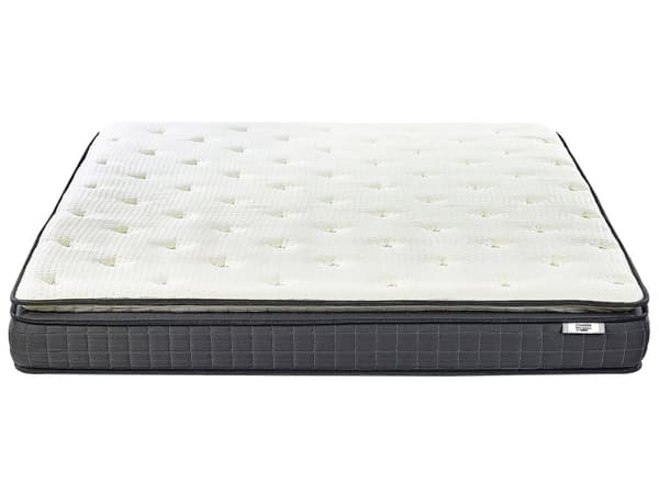 Memory Foam Madras Hvid EU Super King Size 180 x 200 cm Bambusbetræk fast