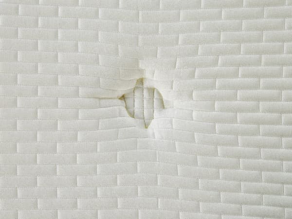 Memory Foam Madras Hvid EU Super King Size 180 x 200 cm Bambusbetræk fast