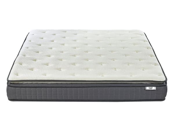 Memory Foam Madrass Vit Dubbelsäng 140 x 200 cm Bambu Skydd Medium Fast