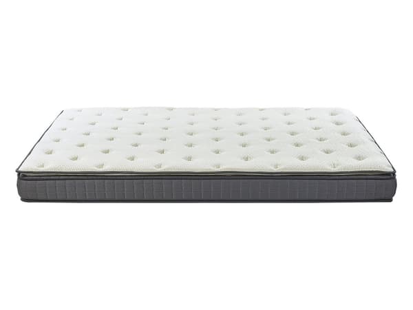 Memory Foam Madrass Vit Dubbelsäng 140 x 200 cm Bambu Skydd Medium Fast