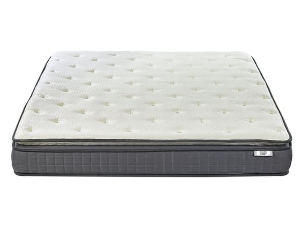 Memory Foam Madrass Vit Dubbelsäng 140 x 200 cm Bambu Skydd Fast