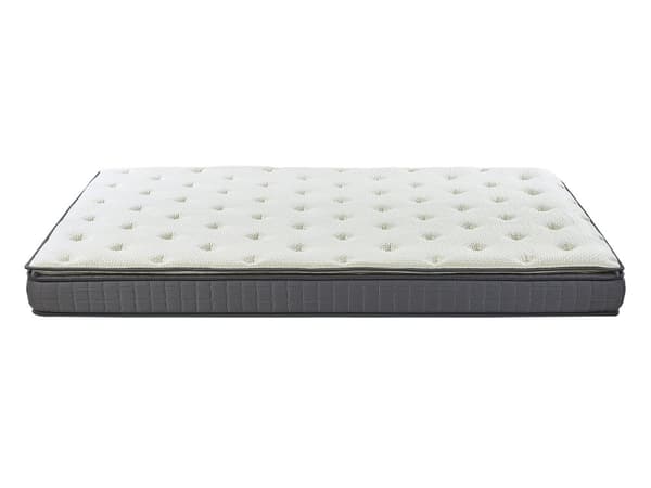 Memory Foam Madrass Vit Dubbelsäng 140 x 200 cm Bambu Skydd Fast