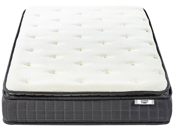 Memory Foam Madrass Vit Enkelsäng 90 x 200 cm Bambu Skydd Fast