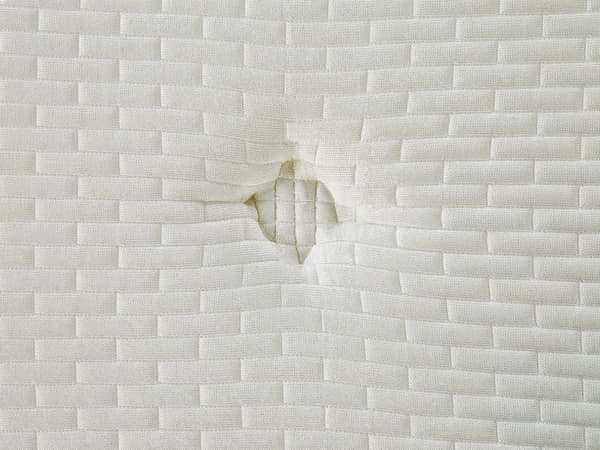 Memory Foam Madrass Vit Dubbelsäng 160 x 200 cm Bambu Skydd Fast