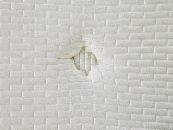 Memory Foam Madrass Vit Dubbelsäng 160 x 200 cm Bambu Skydd Medium Fast