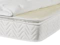 Miniatyrbillede 10 af 11: Springmadras Beige Bambusstof Memoryskum Pocketfjedre 140 x 200 cm Halvanden Mands Seng Topmadras Super King Size Medium Hård