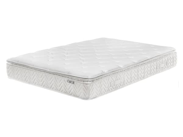 Springmadras Beige Bambusstof Memoryskum Pocketfjedre 140 x 200 cm Halvanden Mands Seng Topmadras Super King Size Medium Hård