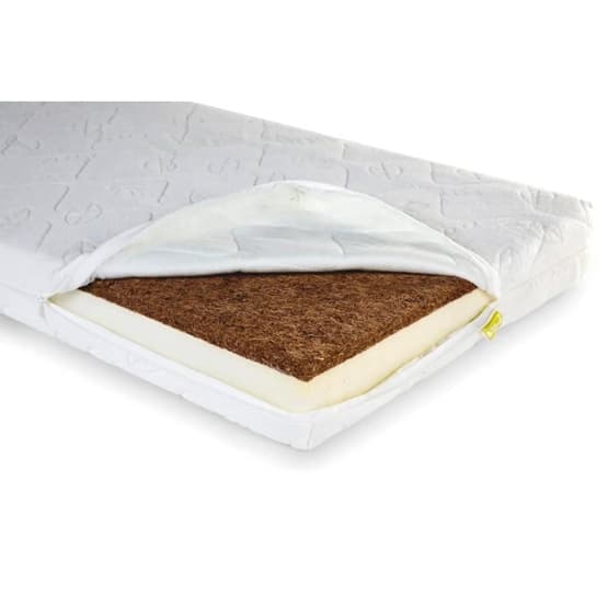Childhome Bäddmadrass Duo Kokos Natural Safe Sleeper 120X60X12 Cm