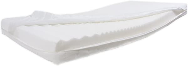 Patja Q ECO - 7 Zonen Kaksinkertainen kangaspäällinen, korkeus n. 14,2 cm H2,5 (noin 120 kg asti) Q Tarkoittaa laatua. Ortopedinen vesivaahto, sängynp